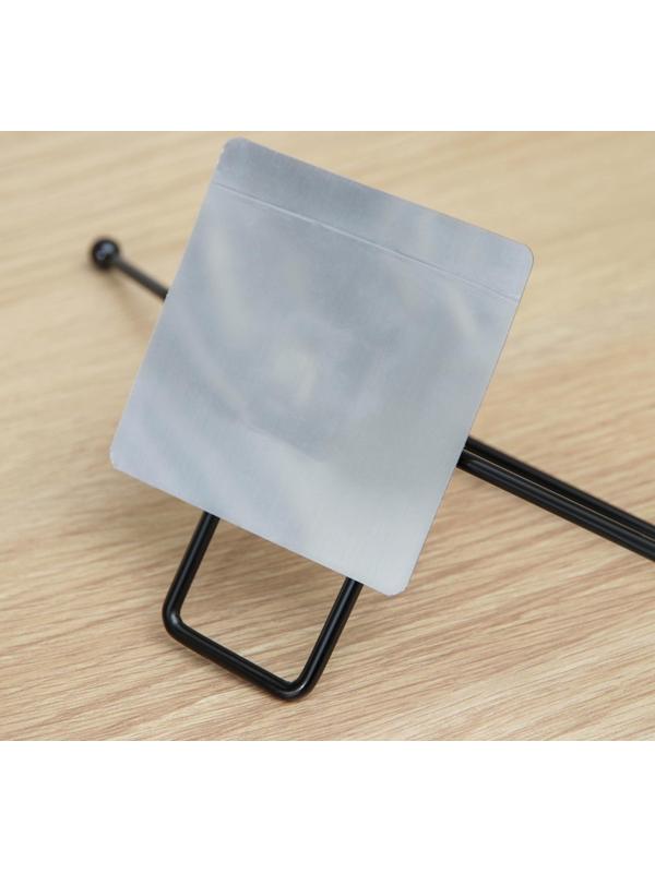 Держатель для полотенец Доляна, 4×28×6 см, цвет чёрный