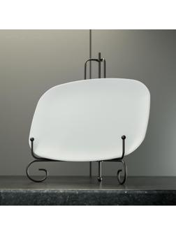 Подставка под тарелки Доляна, 15,5×25 см, цвет чёрный