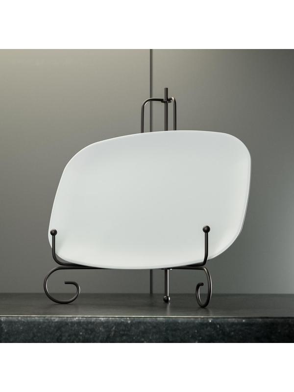 Подставка под тарелки Доляна, 15,5×25 см, цвет чёрный