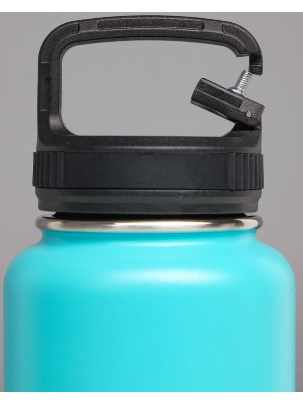 Термос, серия: Карабин, 1 л, сохраняет тепло 24 ч,  голубой