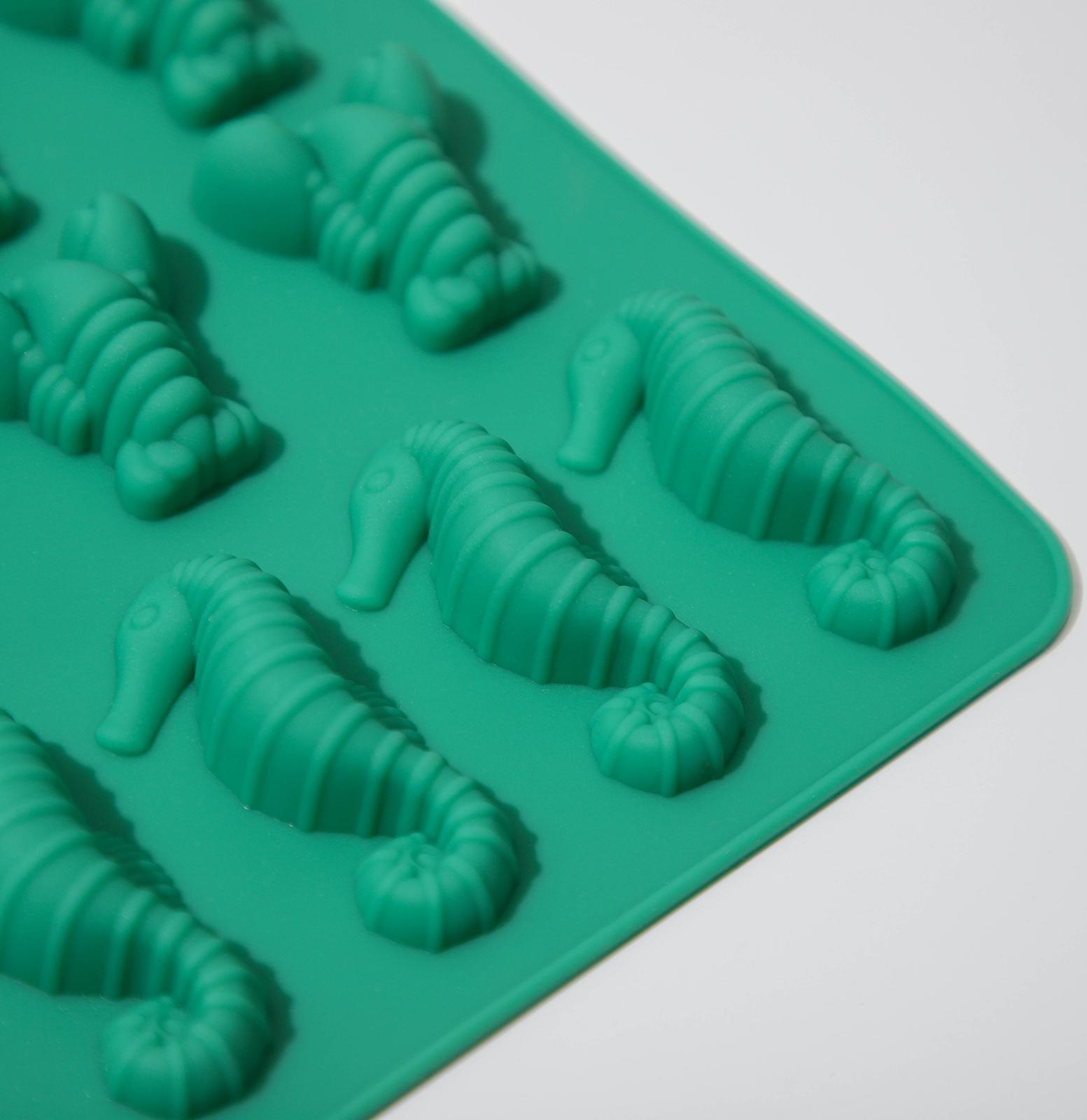 Форма для льда и кондитерских украшений Доляна «Морской мир», 22×14×1 см, силикон, 14 ячеек