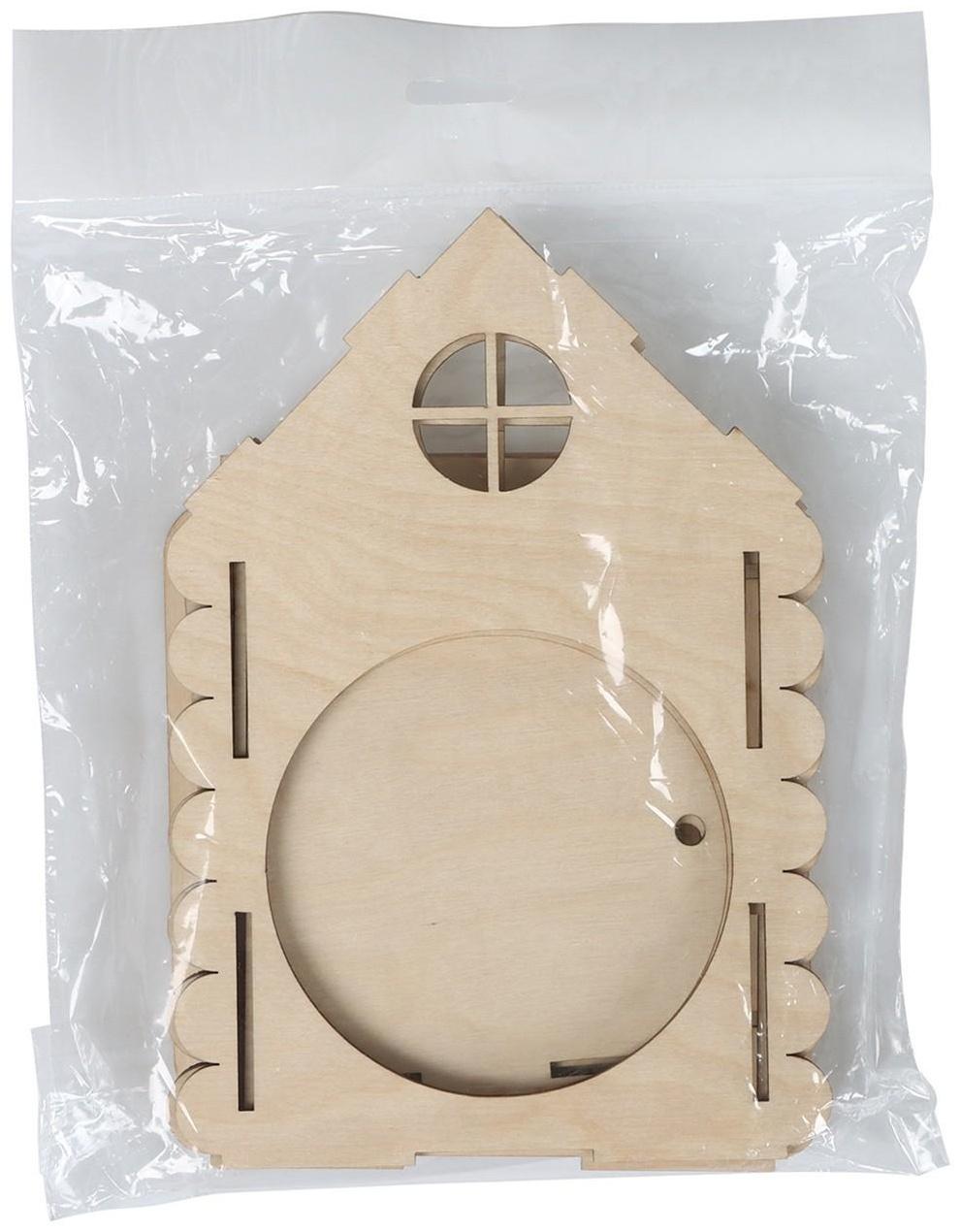 Кормушка для птиц «Изба бревенчатая», 14 × 13,5 × 23 см