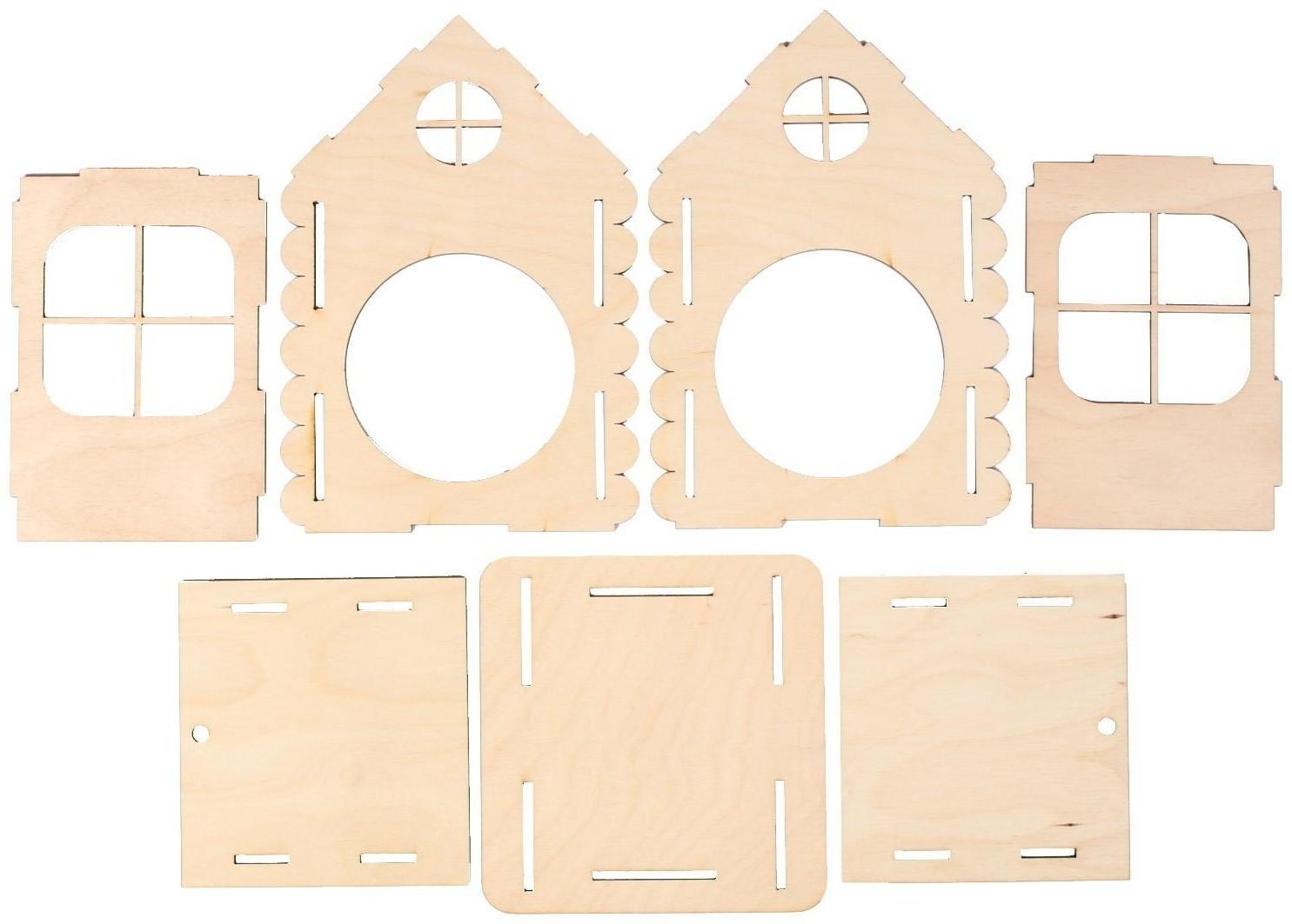 Кормушка для птиц «Изба бревенчатая», 14 × 13,5 × 23 см