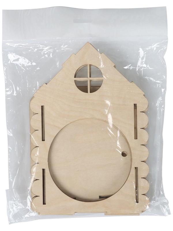 Кормушка для птиц «Изба бревенчатая», 14 × 13,5 × 23 см