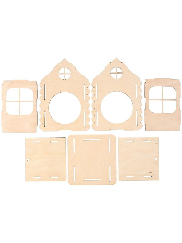 Кормушка для птиц «Изба бревенчатая», 14 × 13,5 × 23 см