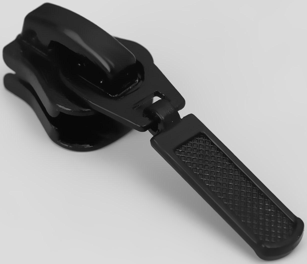 Замок-автомат для молнии «Трактор», №8, 10 шт, цвет чёрный