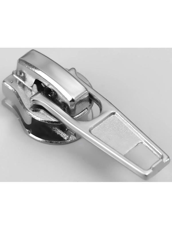 Замок-автомат для молнии «Спираль», №5, 10 шт, цвет никель