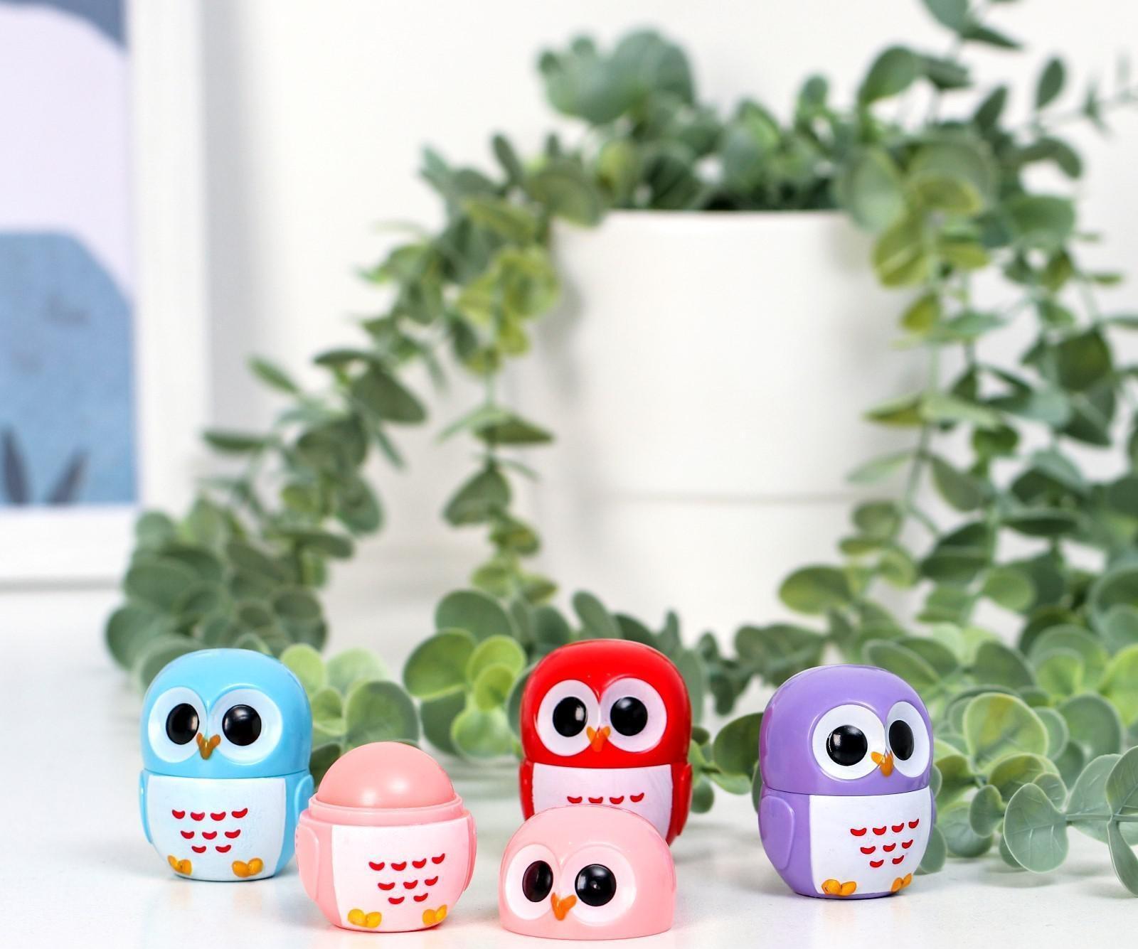 Бальзам для губ «Сова», микс цветов и ароматов