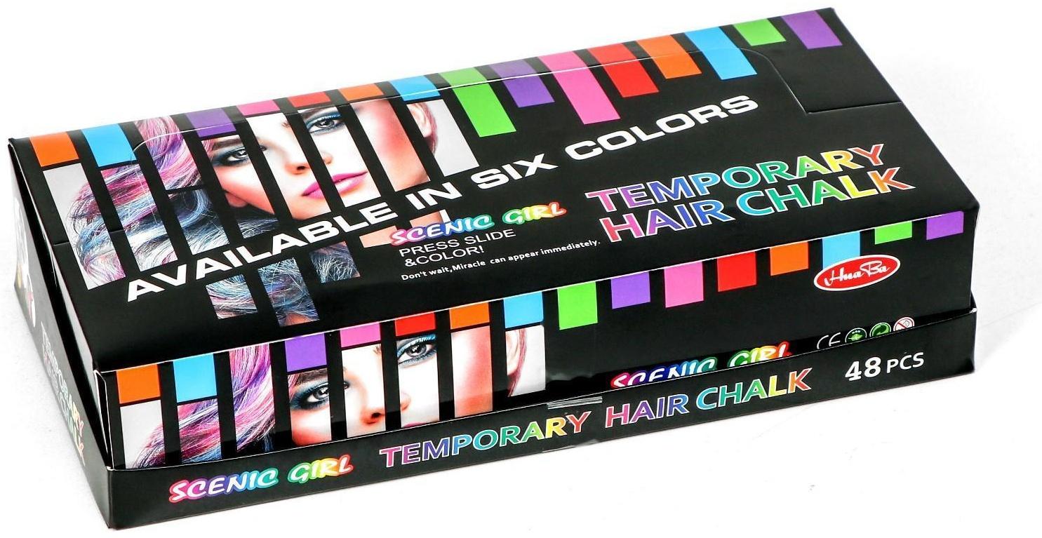 Мелки для волос, микс цветов
