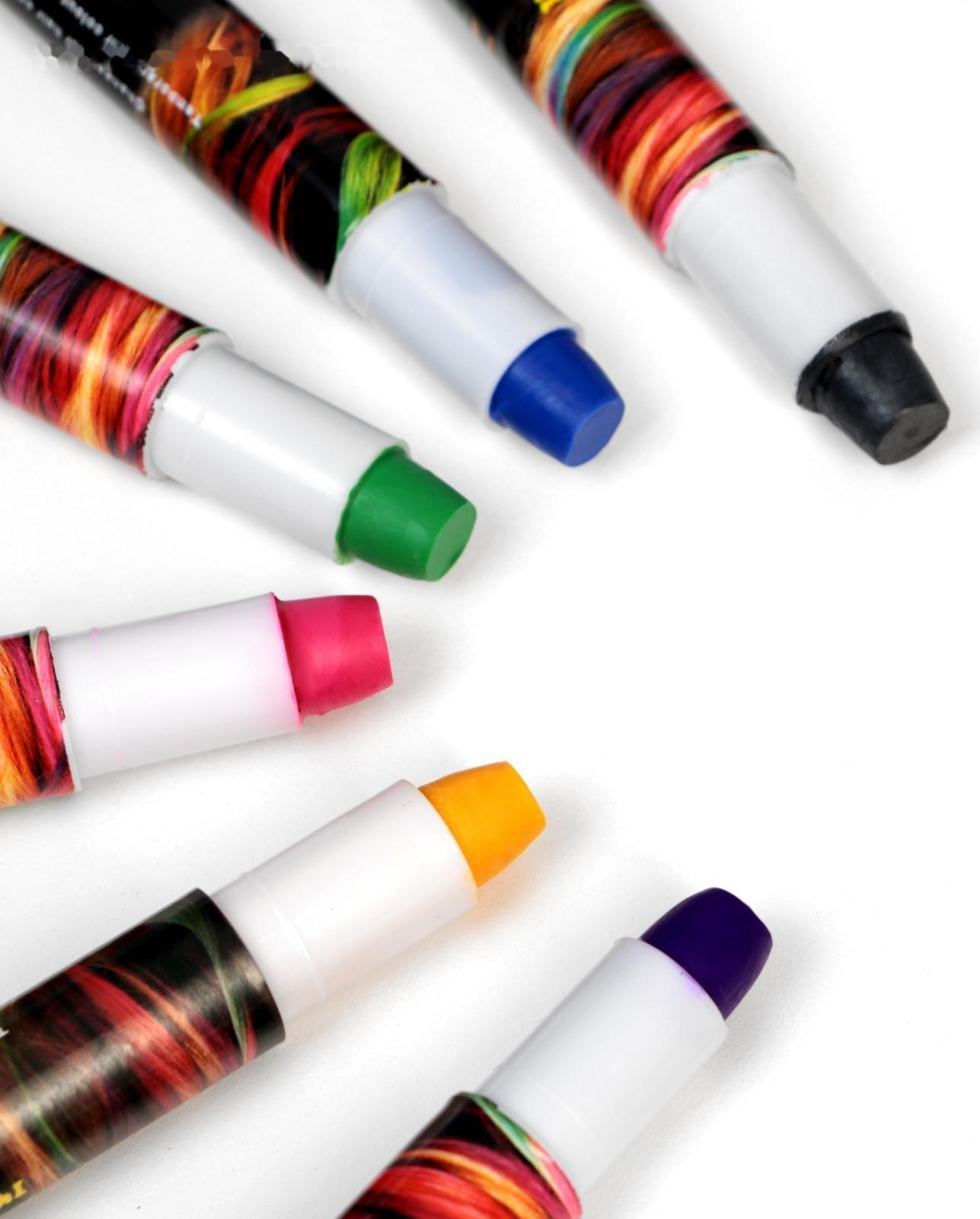 Набор мелков-карандашей для волос, 6 шт.