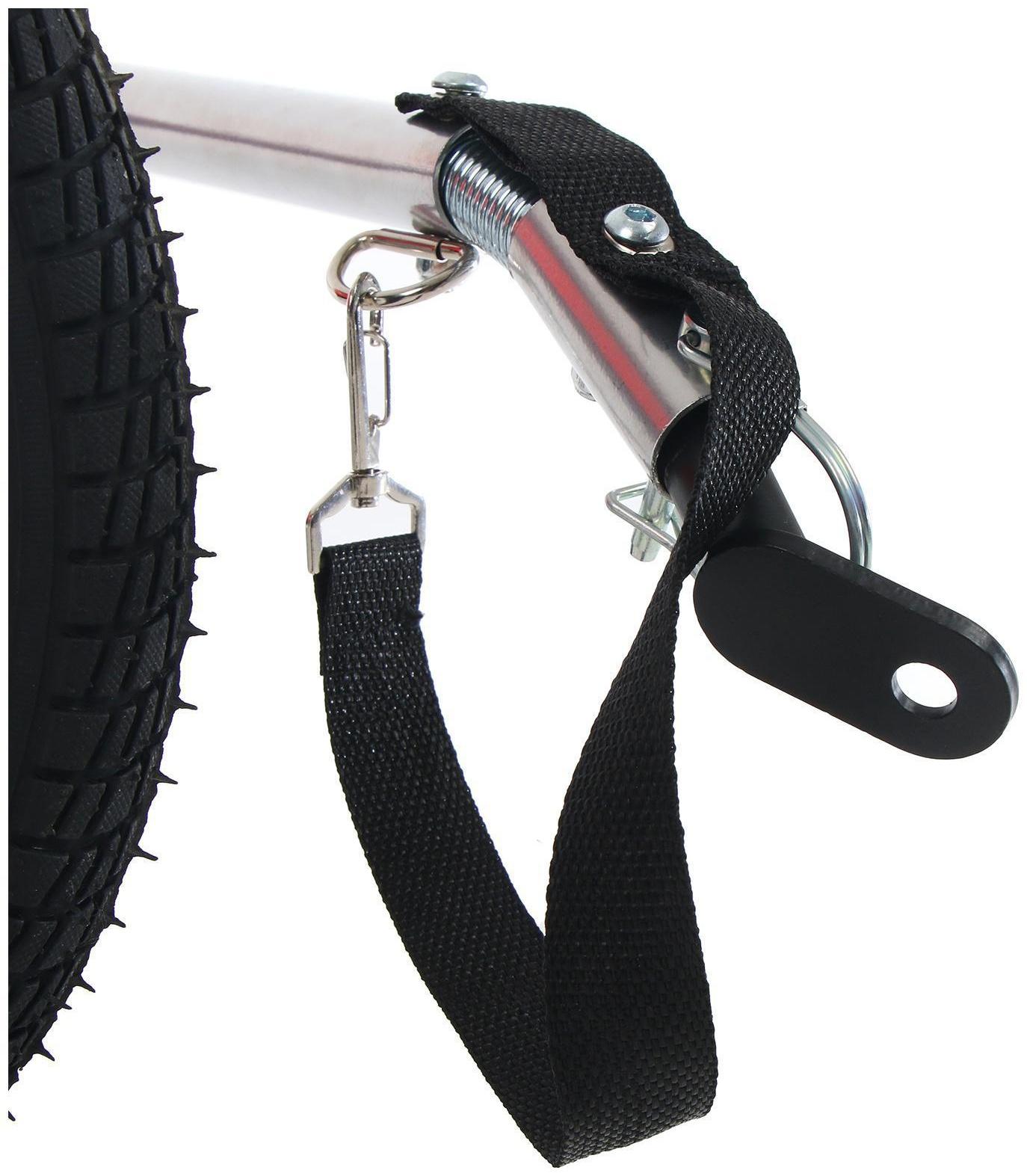 Велоприцеп, цвет красный