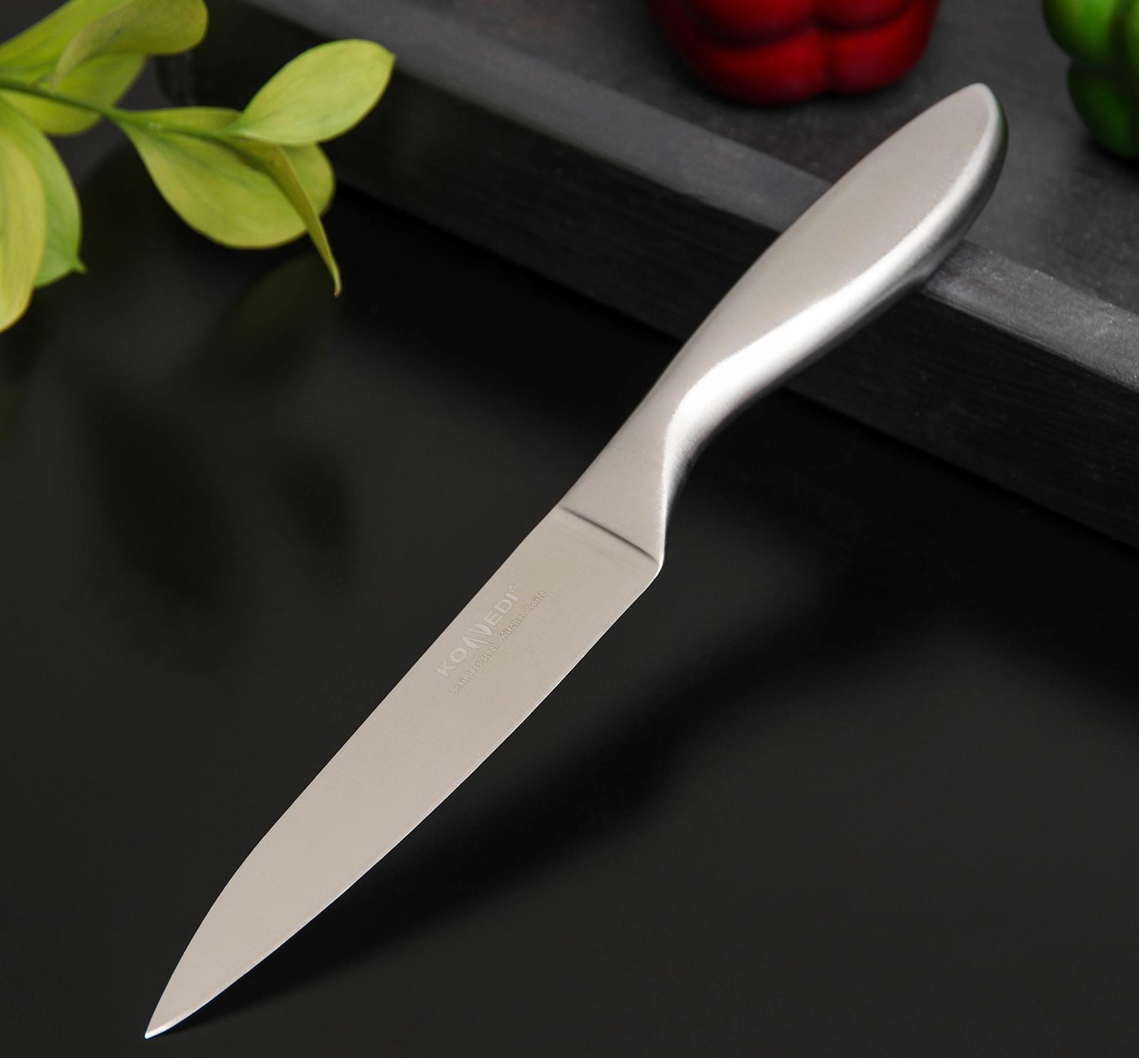 Нож кухонный Доляна Salomon, универсальный, лезвие 12,5 см