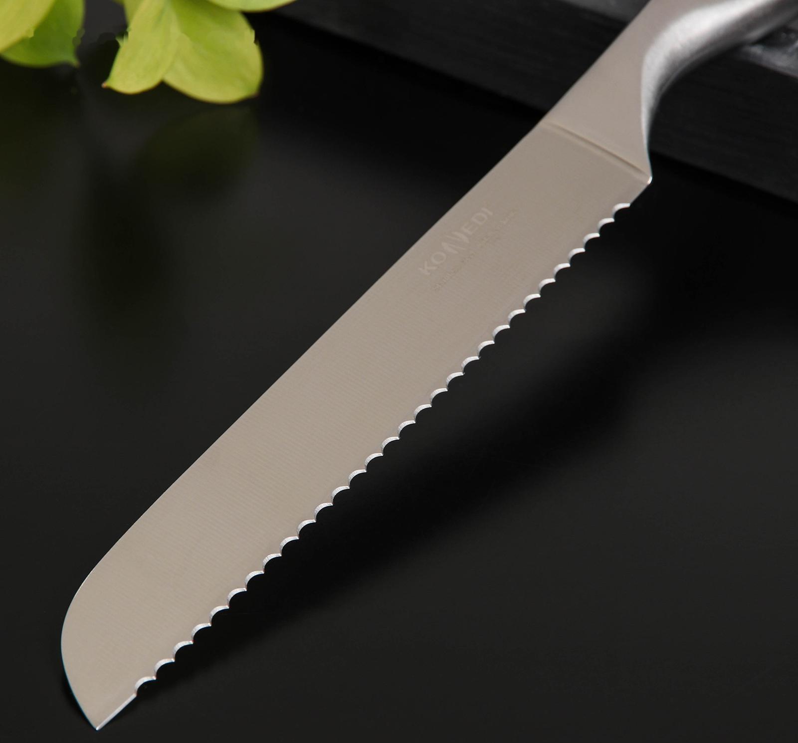 Нож кухонный Доляна Salomon, хлебный, лезвие 20 см