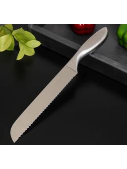 Нож кухонный Доляна Salomon, хлебный, лезвие 20 см