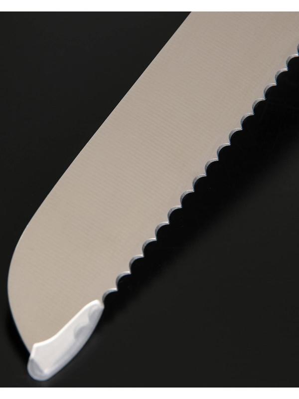 Нож кухонный Доляна Salomon, хлебный, лезвие 20 см