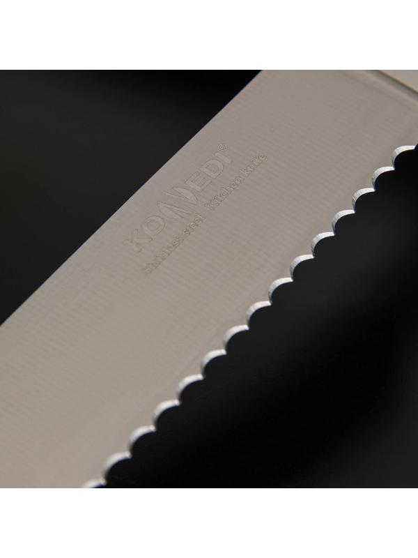 Нож кухонный Доляна Salomon, хлебный, лезвие 20 см