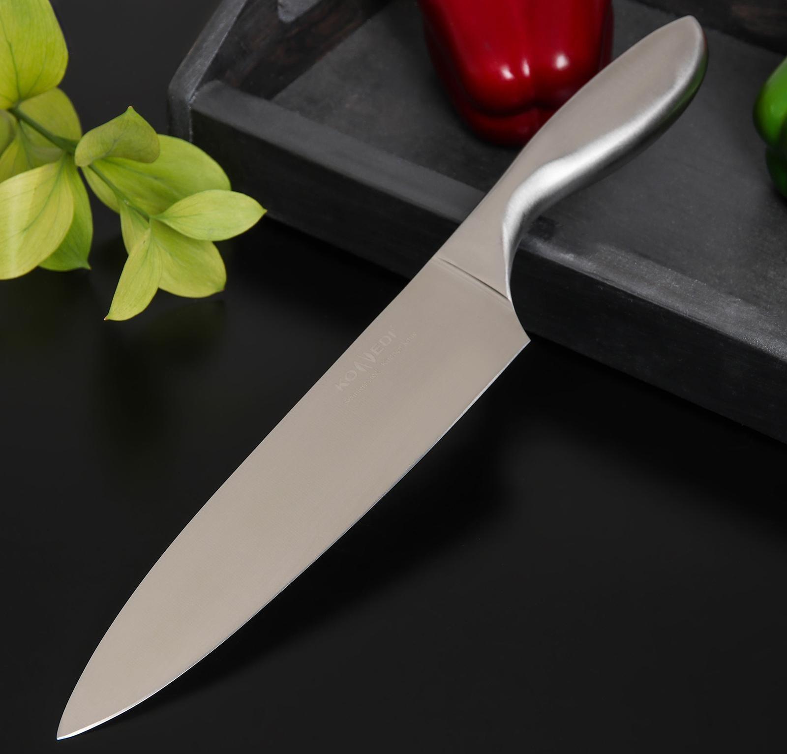 Нож кухонный Доляна Salomon, шеф, лезвие 20 см