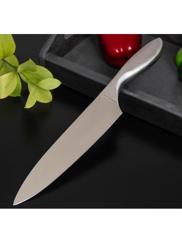 Нож кухонный Доляна Salomon, шеф, лезвие 20 см