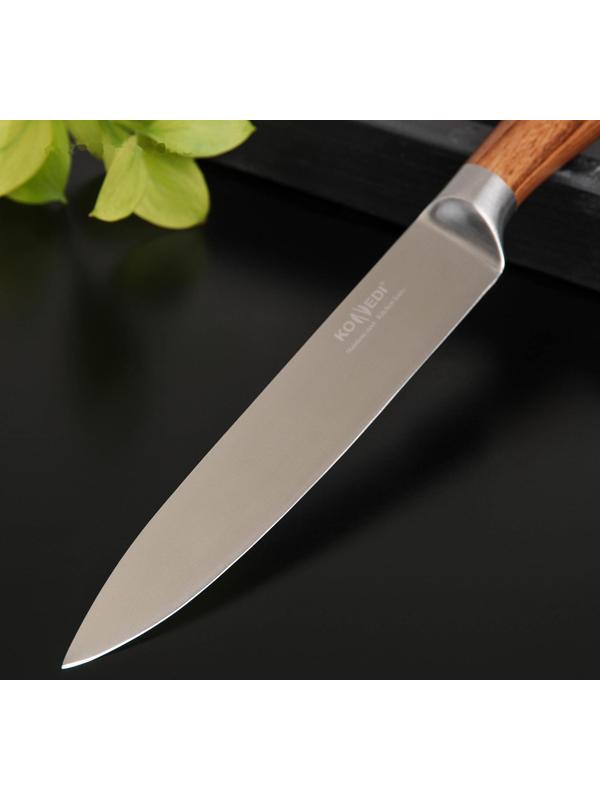 Нож кухонный Доляна Forest, шеф, лезвие 20 см