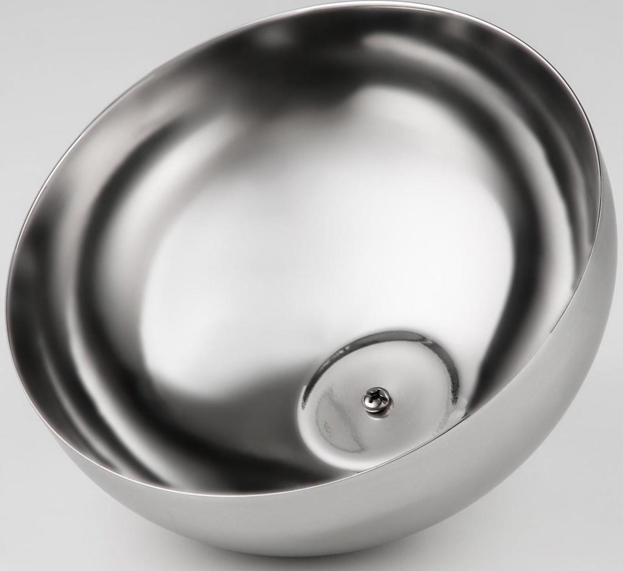 Крышка-Клош из нержавеющей стали, 20×20×14 см, круглая