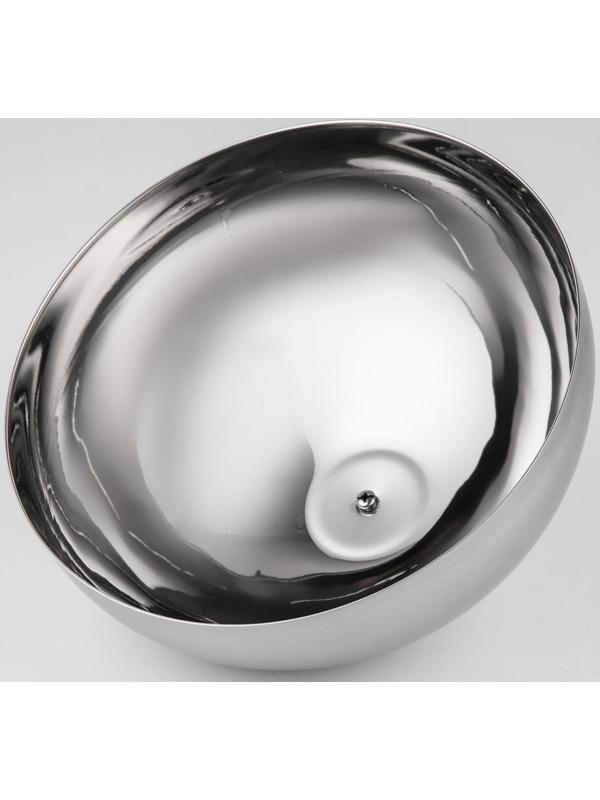 Крышка-Клош из нержавеющей стали, 24×26×15 см, круглая