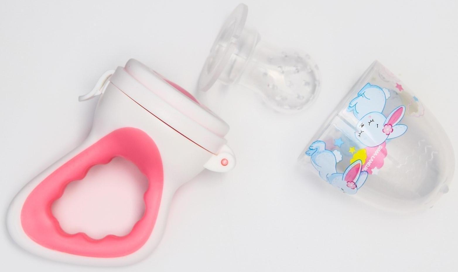 Ниблер для прикорма с силиконовой сеточкой «Вкусняшки», р-р сеточки S