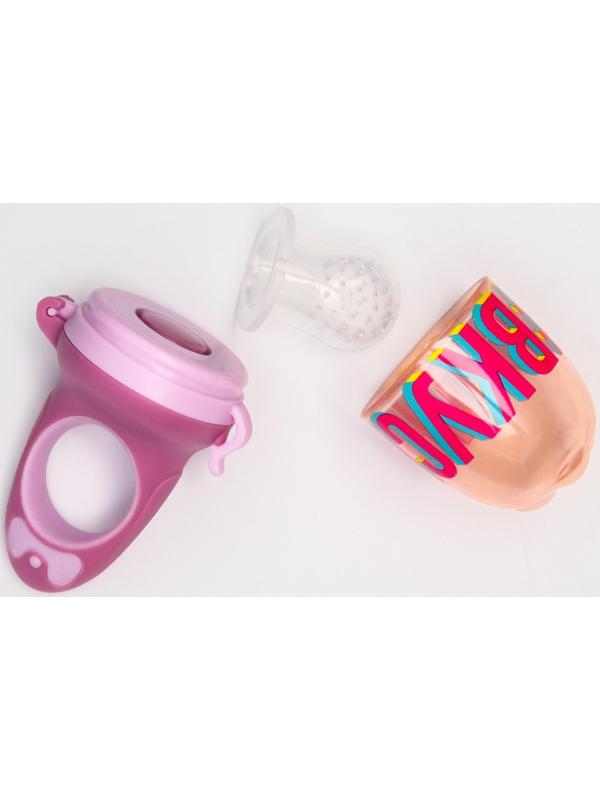 Ниблер для прикорма с силиконовой сеточкой «Вкусняшки», р-р сеточки М