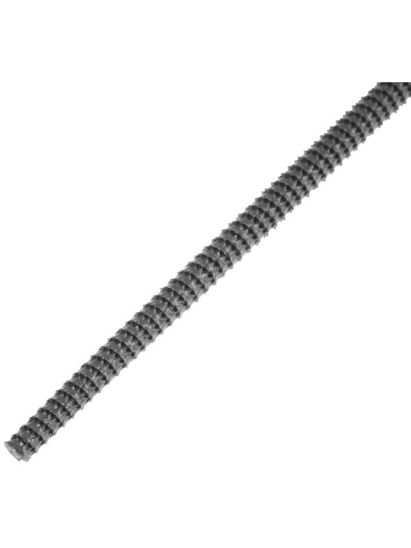 Рашпиль ТУНДРА, сталь У10, круглый, пластиковая рукоятка, 200 мм