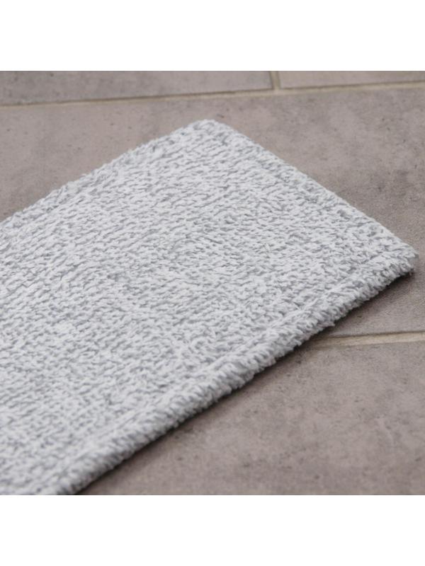 Насадка для плоской швабры арт. 5386763, 41×12 см, микрофибра, цвет серый