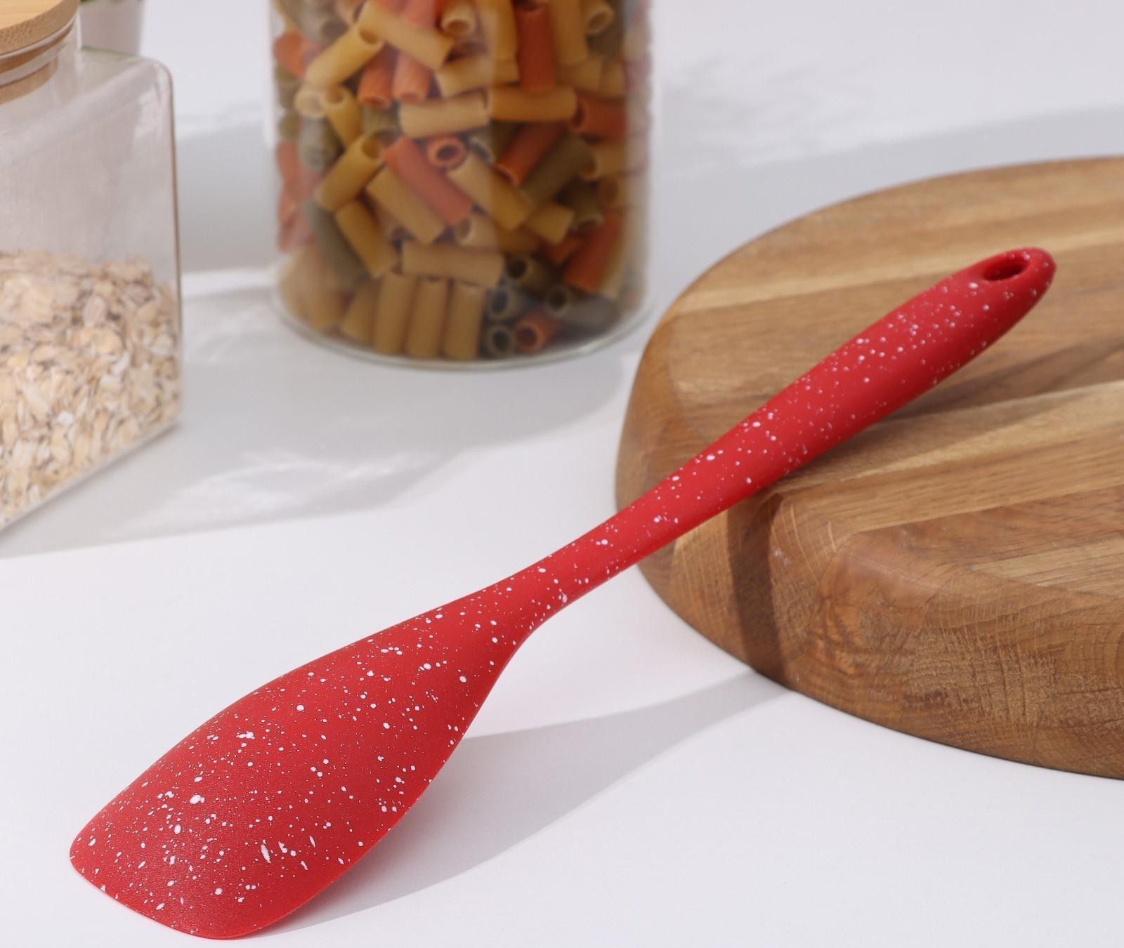 Лопатка Доляна «Гранат», 28,5 см, цвет красный