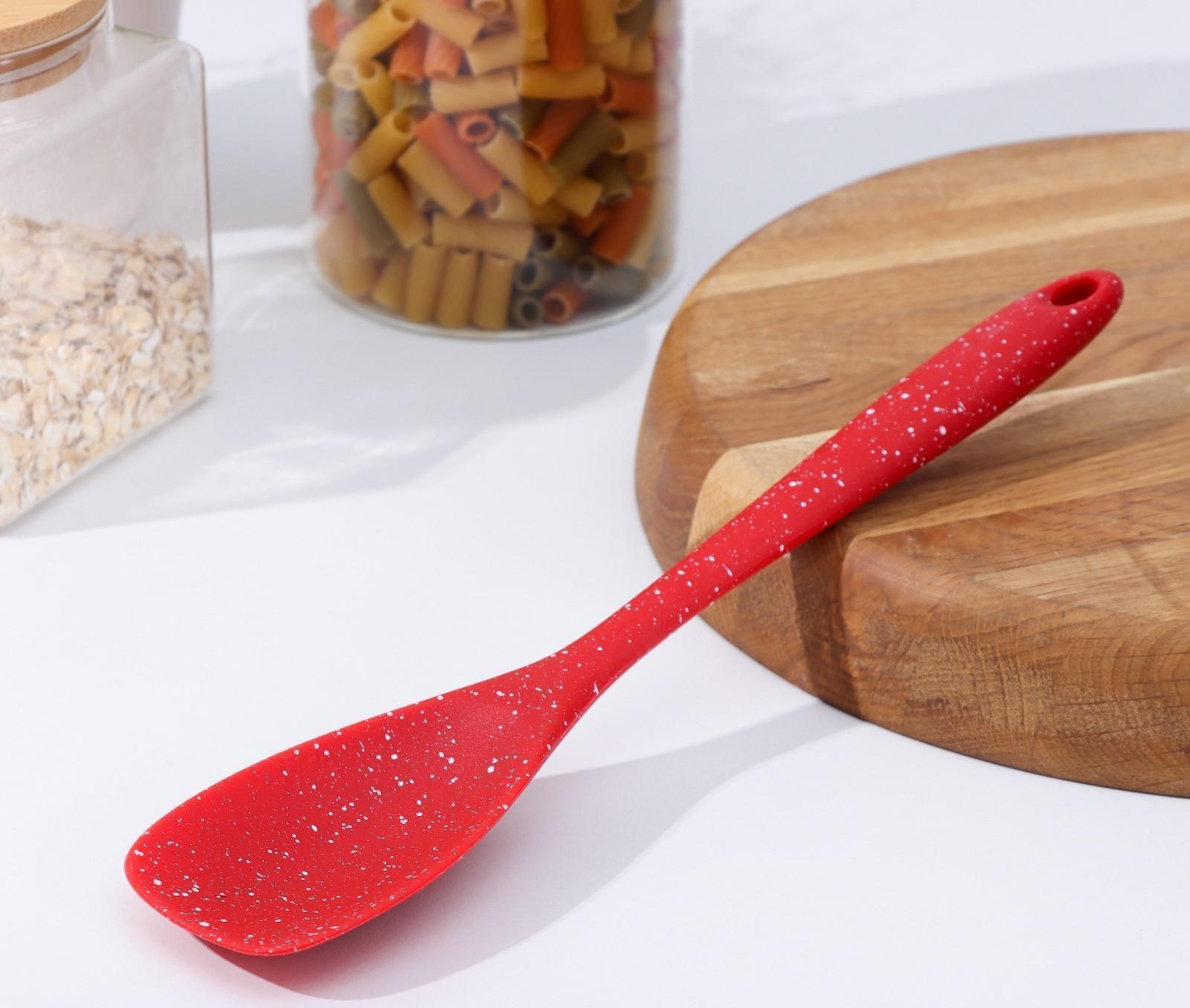 Лопатка Доляна «Гранат», 28,5 см, цвет красный