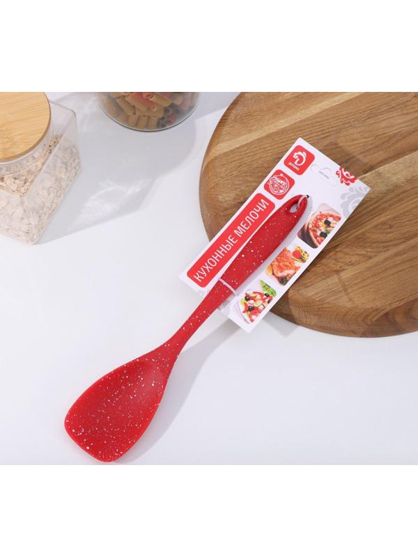 Лопатка Доляна «Гранат», 28,5 см, цвет красный