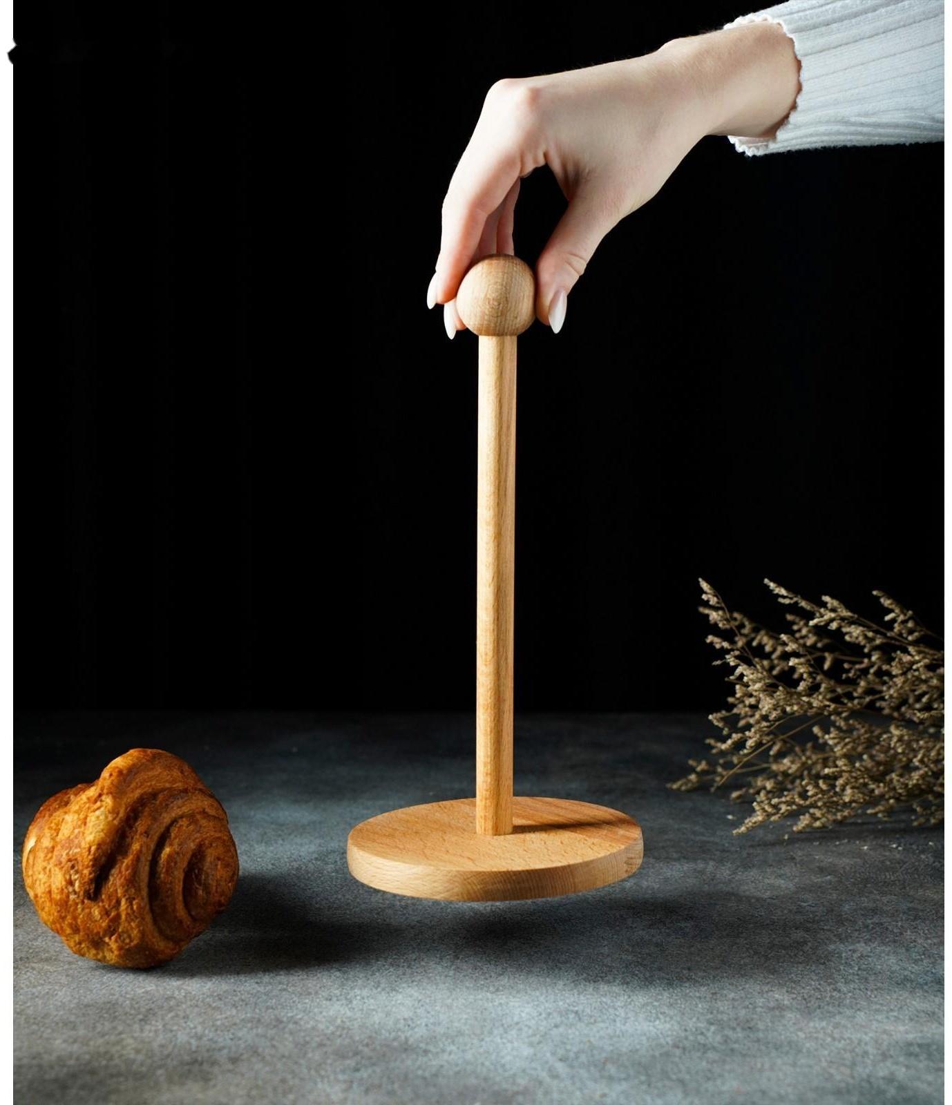 Держатель для бумажных полотенец, 13×25 см, бук