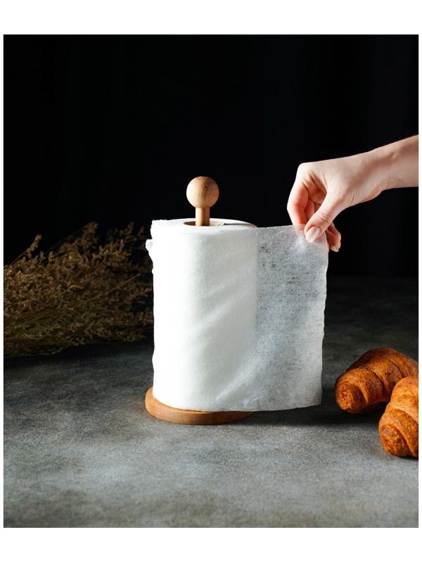 Держатель для бумажных полотенец, 13×25 см, бук