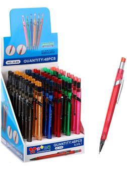 Карандаш автоматический 0,5 мм, корпус треугольный, тонированный, МИКС