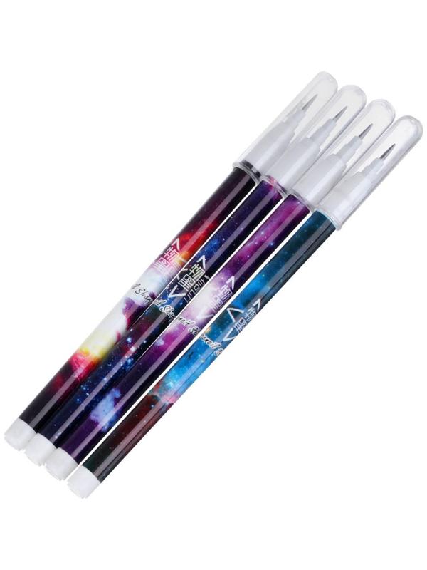 Набор карандашей секционных чернографитных 4 штуки Космос