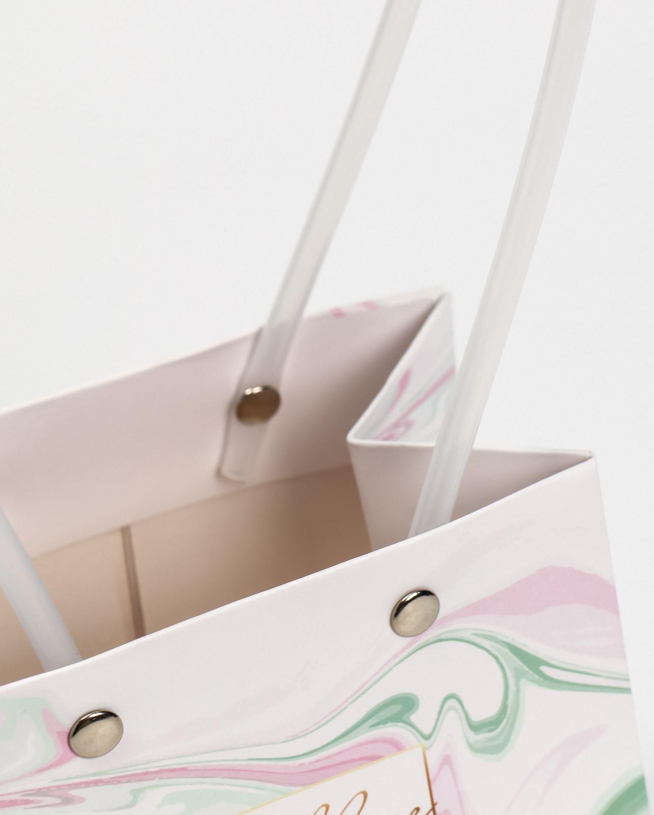 Пакет влагостойкий для цветов With love, 11,5 х 12 х 8 см