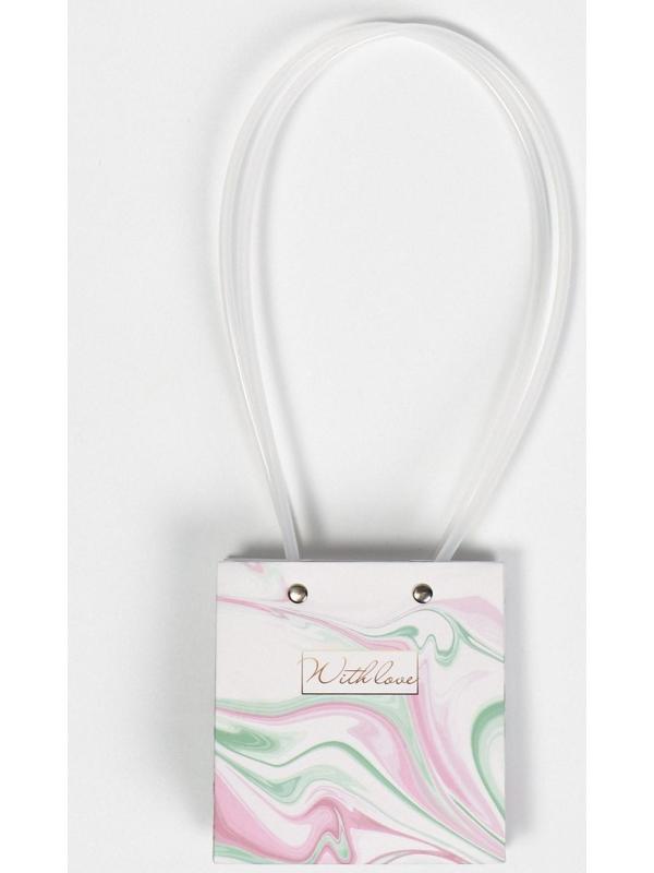 Пакет влагостойкий для цветов With love, 11,5 х 12 х 8 см