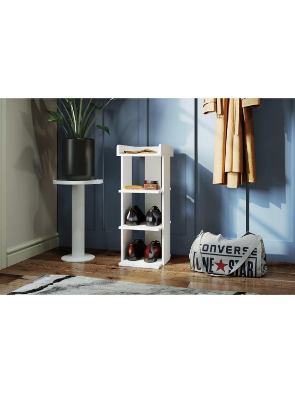 Стеллаж  Норд №1, 250х300х764, Белый