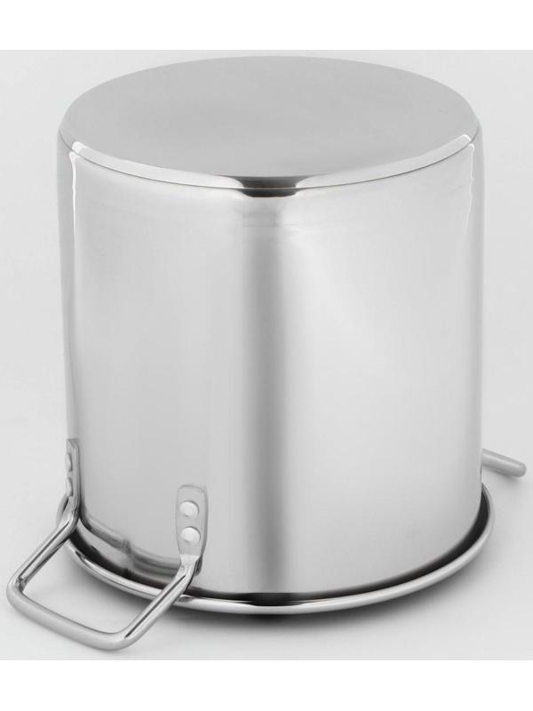 Кастрюля «Общепит», 11 л, d=25 см, h=34 см, металлическая крышка, с теплораспределительным слоем