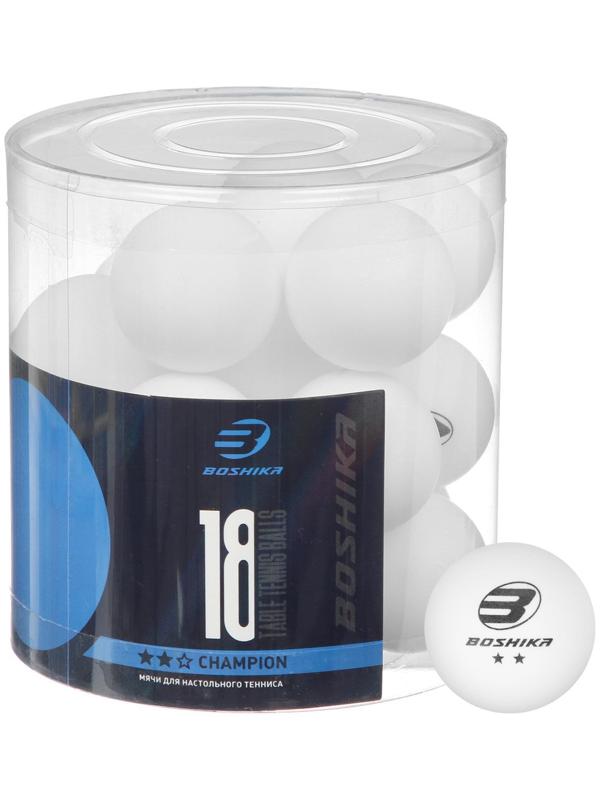 Набор мячей для настольного тенниса 2** (набор 18 шт), цвет белый