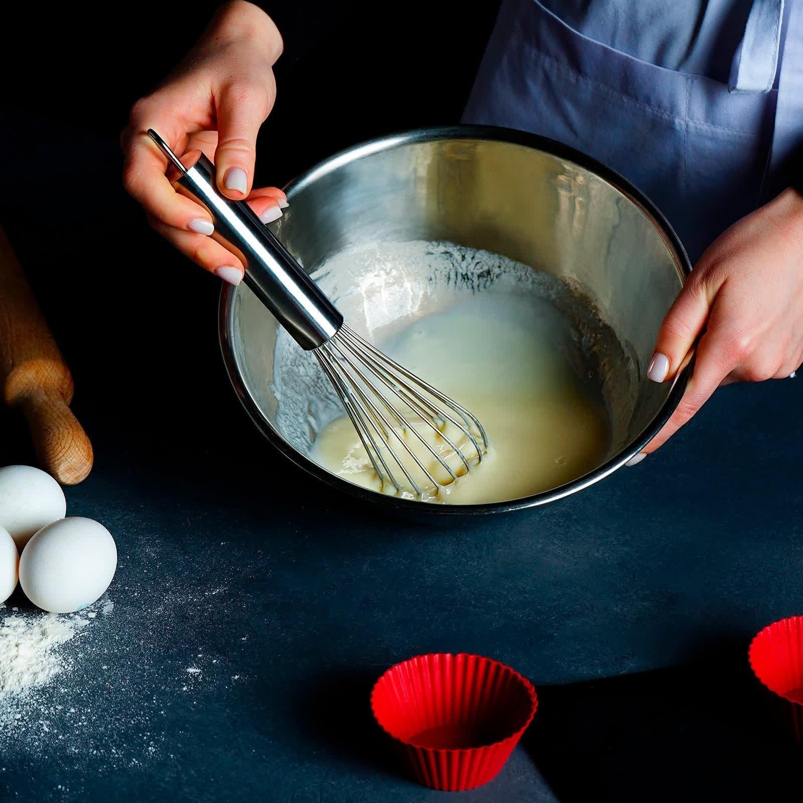 Венчик для взбивания KONFINETTA «Сильвер», струна 1,3 мм, 25×6×6 см, цвет хромированный