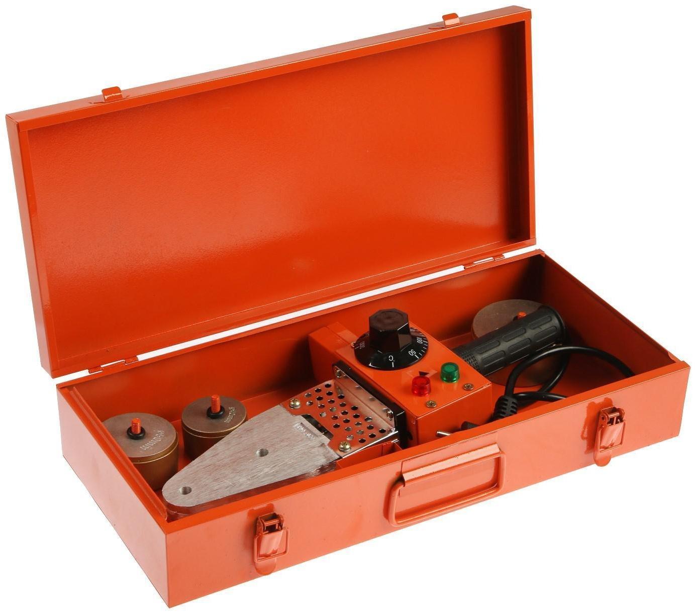 Аппарат для сварки пластиковых труб PATRIOT PW 150 The One, 875 Вт, 6 насадок, стойка, кейс