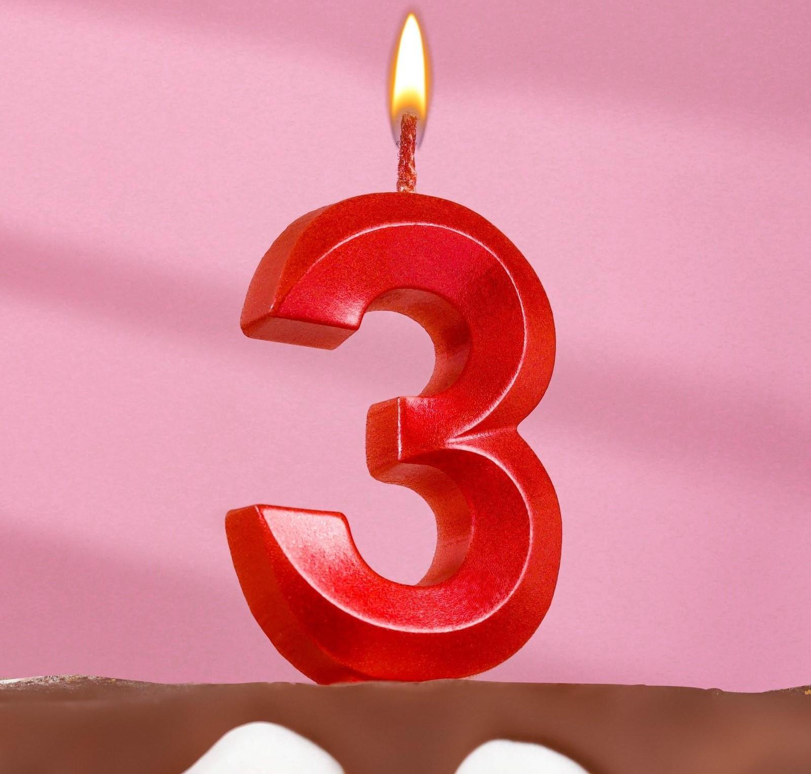 Свеча в торт 