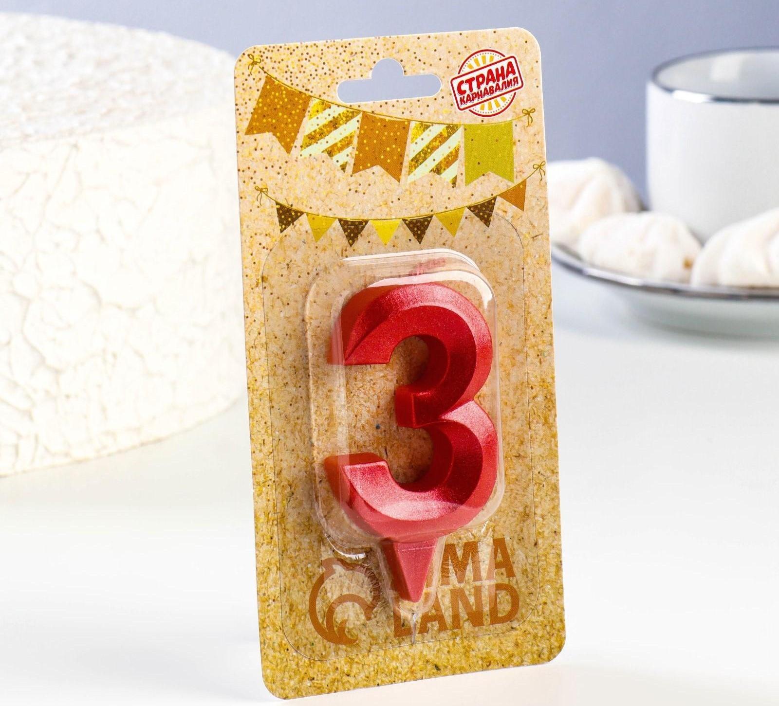 Свеча в торт 