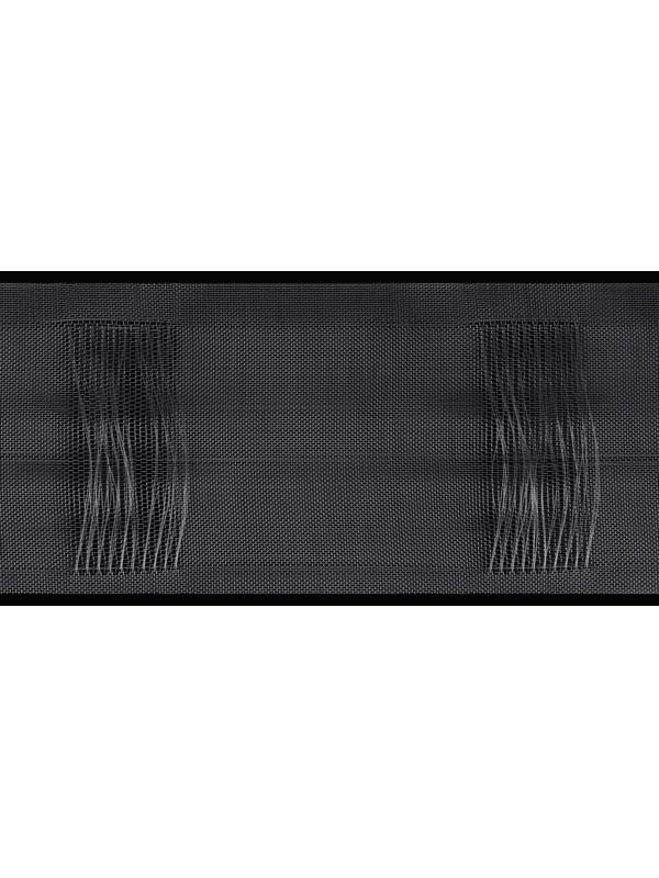 Шторная лента трубная, органза, 10 см, 50 ± 1 м, цвет прозрачный