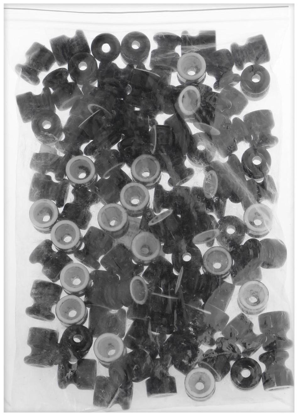 Изолятор керамический, 20x24 мм, цвет коричневый