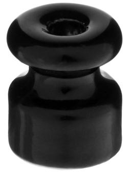 Изолятор керамический, 20x24 мм, цвет коричневый