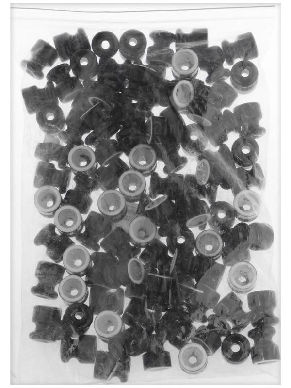 Изолятор керамический, 20x24 мм, цвет коричневый