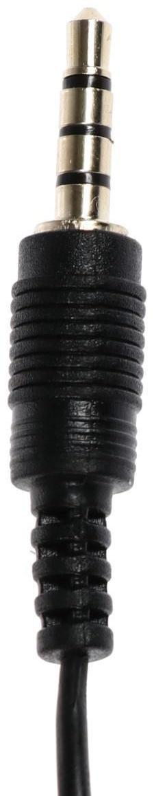 Микрофон на прищепке G-101, 100-16000 Гц, -32 дБ, 2.2 кОм, Jack 3.5 мм, 1.5 м, черный